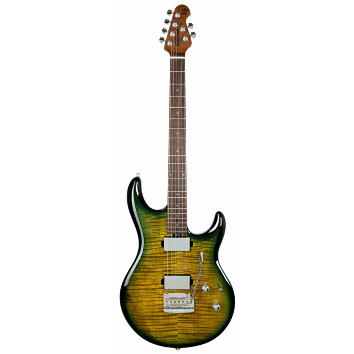 Music Man Luke 4 HH Figured Roasted Akçaağaç Sap Gülağacı Klavye Gator Burst Elektro Gitar